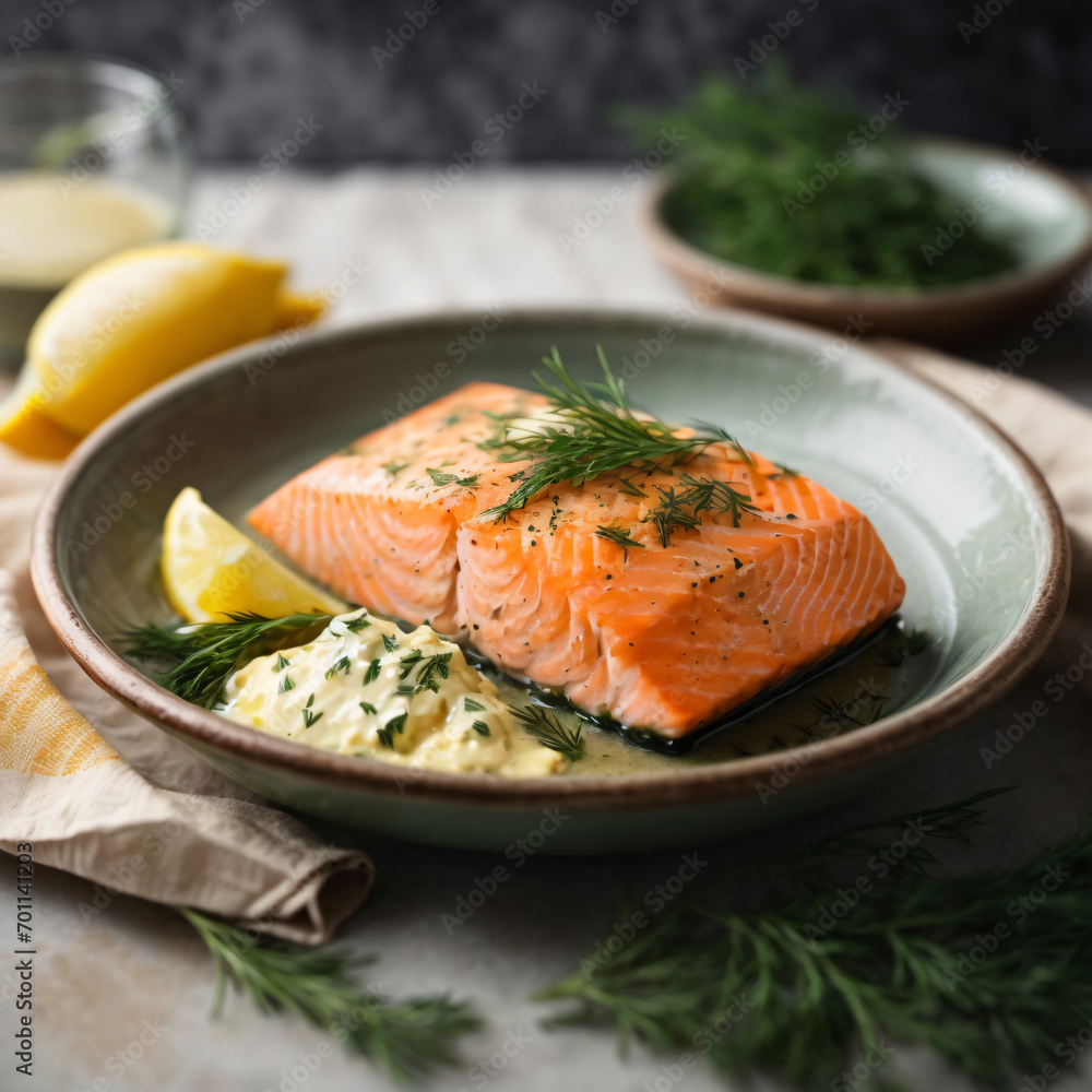 Lemon-Dill Butter Baked Salmon - Flaky, Fresh, Flavorful Lemon-Dill Butter Baked Salmon - Flaky, Fresh, Flavorful