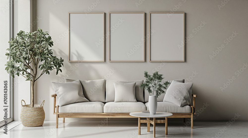 Fototapeta premium Minimalist living room