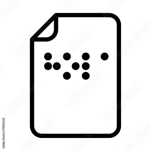 braille paper language
