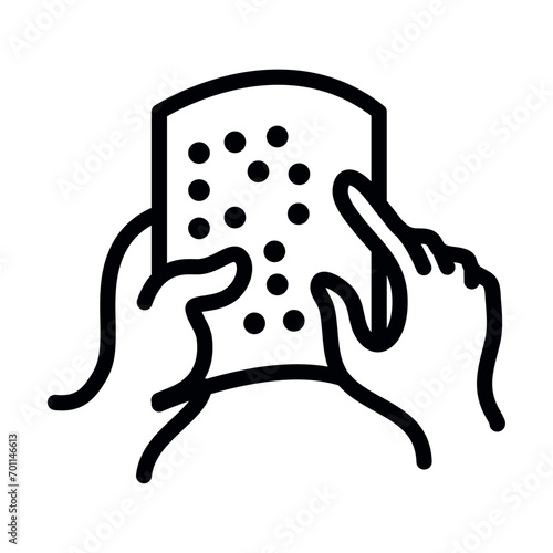 braille blindness font