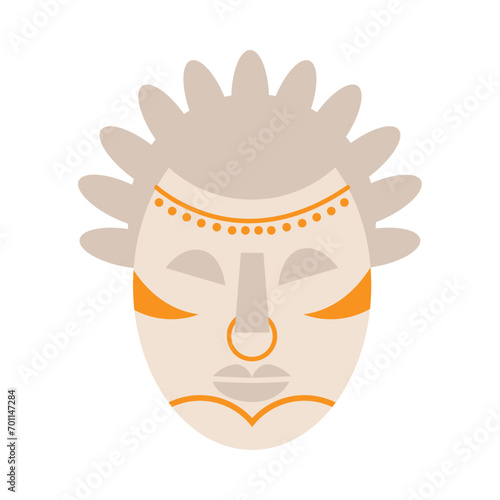 nigerian mask carved