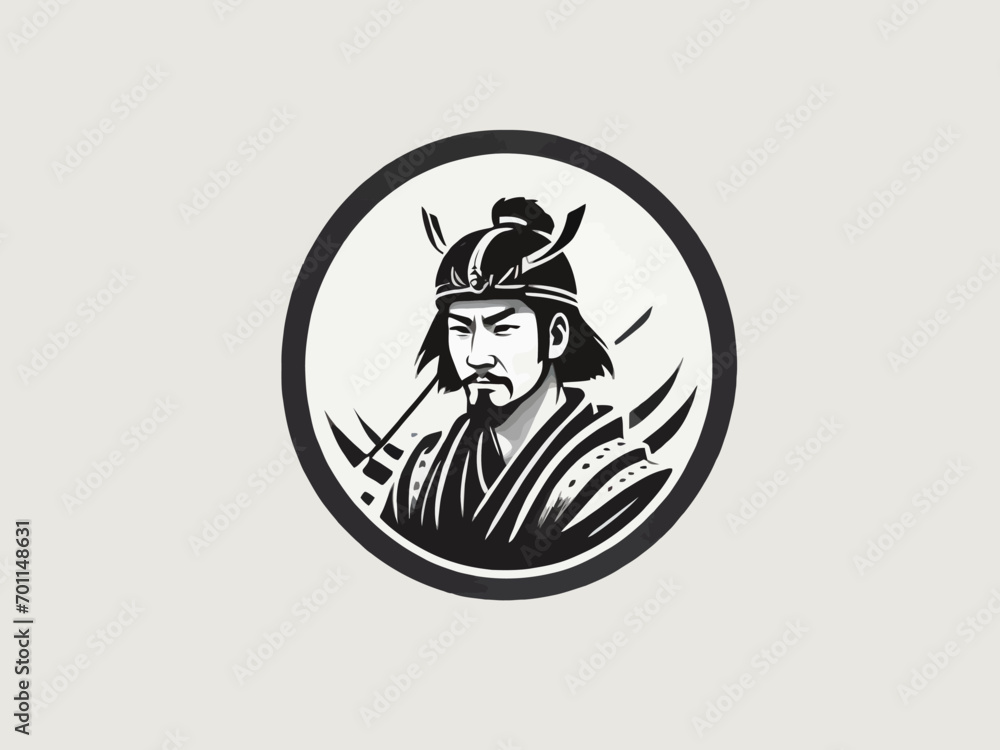 Samurai Logo Design EPS format Very Cool Samurai Logo Design EPS format Very Cool