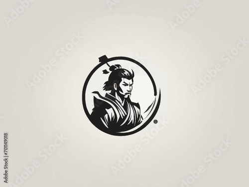 Samurai Logo Design EPS format Very Cool 