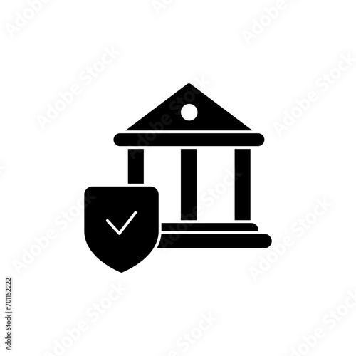 Consulate concept line icon. Simple element illustration. Consulate concept outline symbol design.