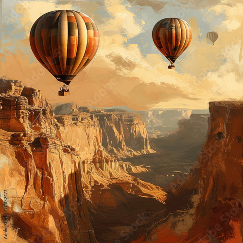 Topaz Canyons: Hot Air Balloons in Southwestern Adventure
