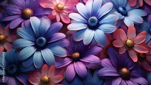 colorful flower background © Amena