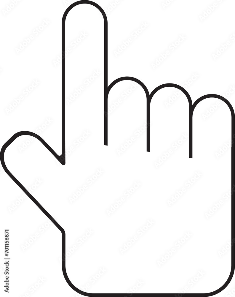 The hand click point for choice or wed concept. The hand click point for choice or wed concept.