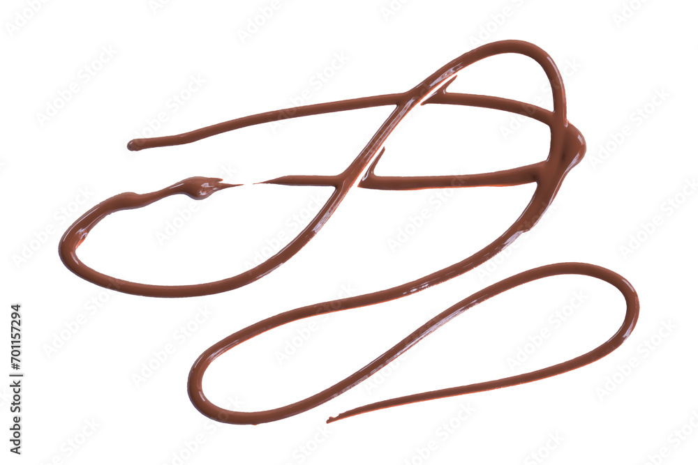 Brown watercolor painted zigzag lines isolated on transparent background. Brown watercolor painted zigzag lines isolated on transparent background.