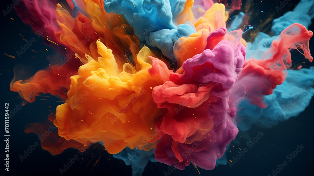 Fototapeta premium Creative colorful Studio Interior decoration