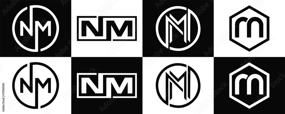 NM logo. N M design. White NM letter. NM, N M letter logo design. Initial letter NM linked circle uppercase monogram logo. N M letter logo vector design. NM letter logo design in five style. NM logo. N M design. White NM letter. NM, N M letter logo design. Initial letter NM linked circle uppercase monogram logo. N M letter logo vector design. NM letter logo design in five style.