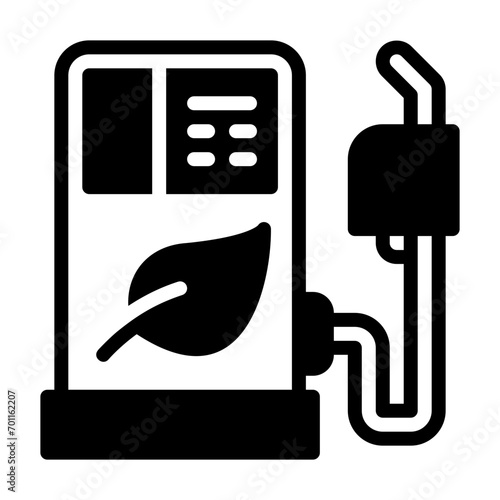 fuel glyph icon