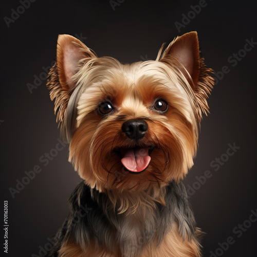 Image of a yorkshire terrier dog on clean background. Mammals. Pet. Animals.