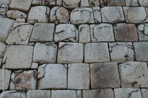 Dry stone wall