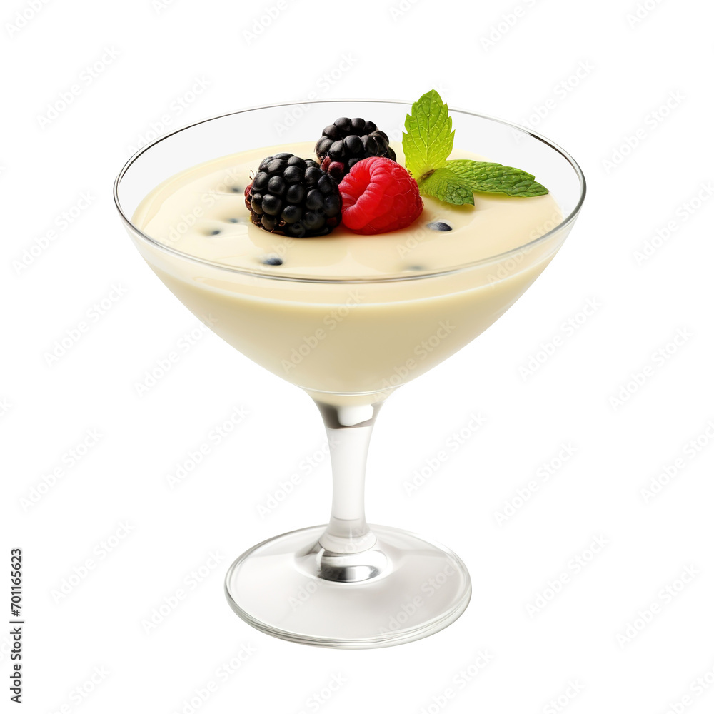 Zabaione isolated on transparent background Remove png, Clipping Path, pen tool