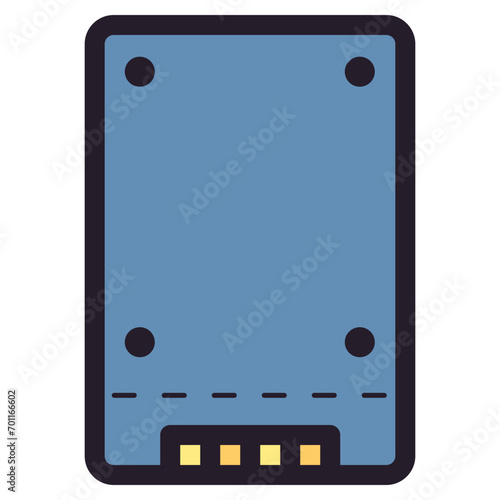 ssd drive storage icon