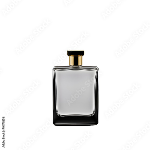 bottle of perfume isolated on transparent background