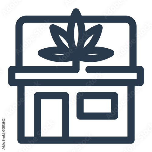 Regulated Dispensary Icon for Safe Cannabis Access