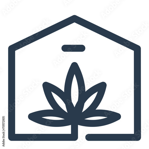 Controlled Grow Room Icon for Premium Cannabis Cultivation