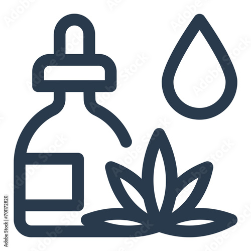 Herbal Tincture Icon for Natural Medicinal Extracts