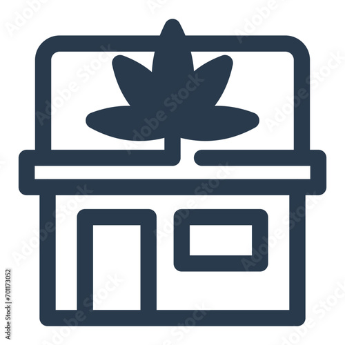 Regulated Dispensary Icon for Safe Cannabis Access