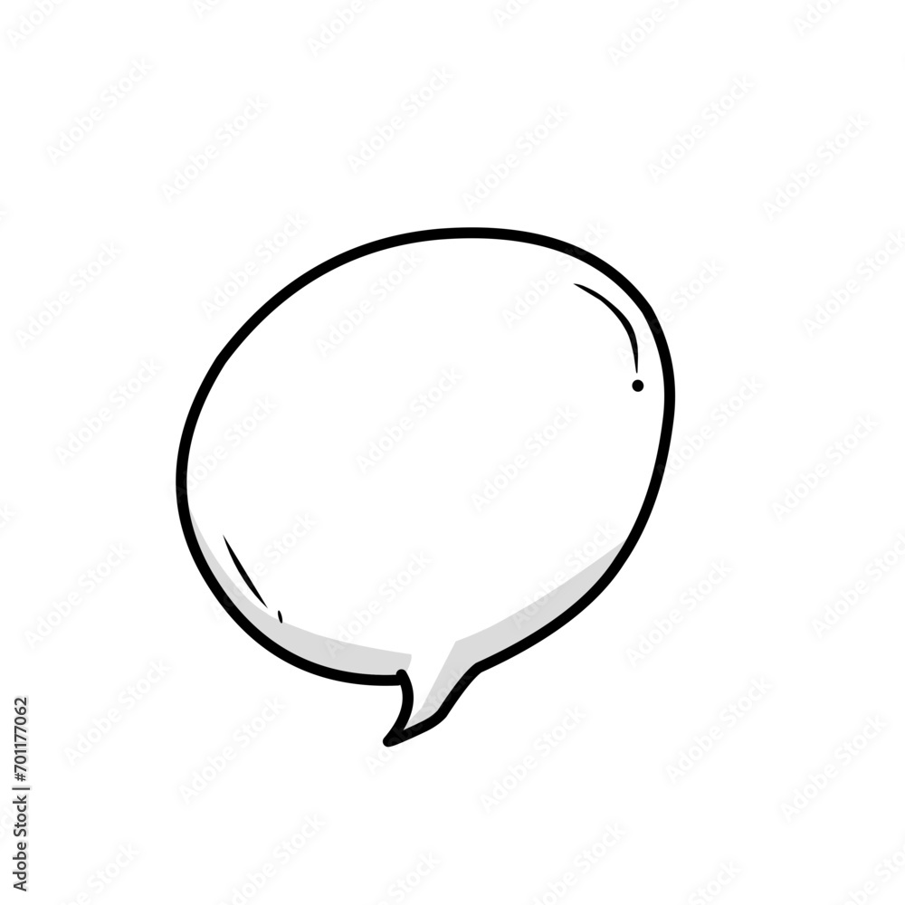Speech bubble cartoon 