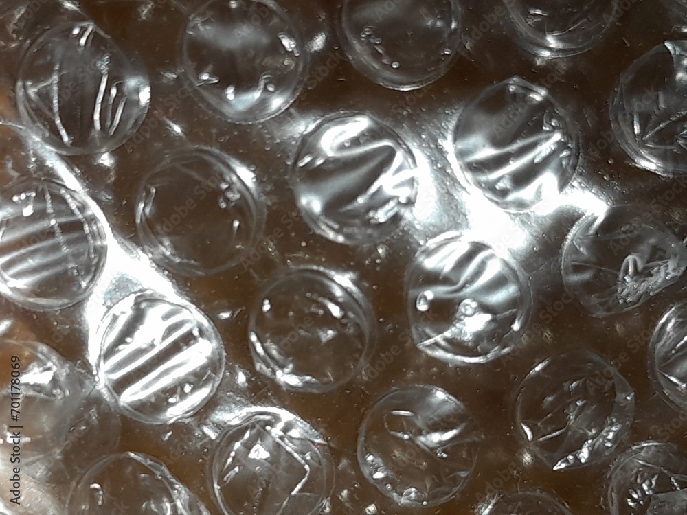Close up macro photo of bubble wrap Close up macro photo of bubble wrap