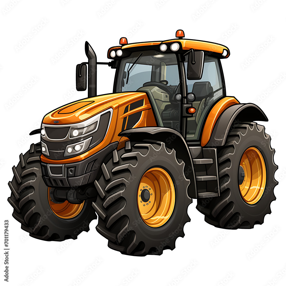 tractor clipart illustration for sticker and tshirt design with transparent background tractor clipart illustration for sticker and tshirt design with transparent background
