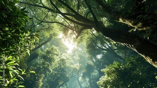 Nature Symphony Explored Lush Forest Canopy from Ground to Sky