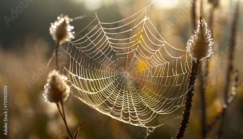 Sunlight Paints a Web with Liquid Pearls