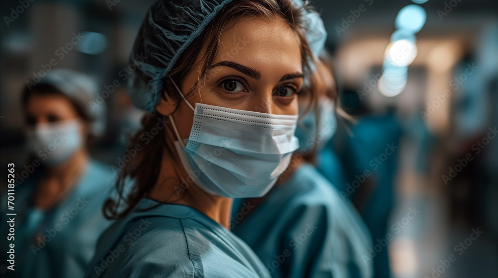 portrait of a female surgeon doctor portrait of a female surgeon doctor