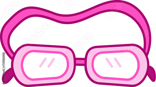 swimming goggles sport doodle style
