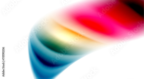 Color mixing liquid rainbow shape background