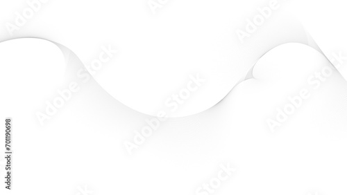 Abstract wave element for design. Digital frequency track equalizer. Stylized line art background. Vector illustration. Wave with lines created using blend tool. Curved wavy line, smooth stripe.