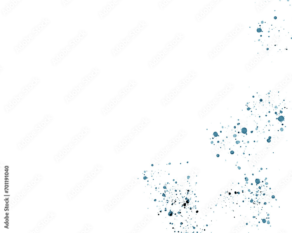 Abstract ink splatter on white background Abstract ink splatter on white background