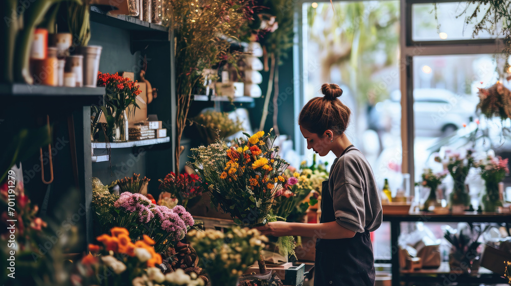 seller flower at flower_shop seller flower at flower_shop