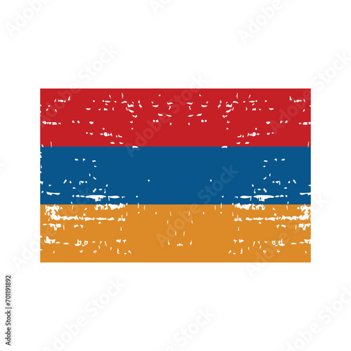armenian flag icon vector template