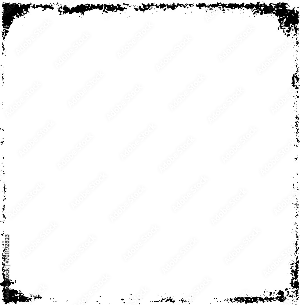 Obraz premium Vintage Rough Edge Square Border