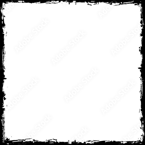 Vintage Rough Edge Square Border