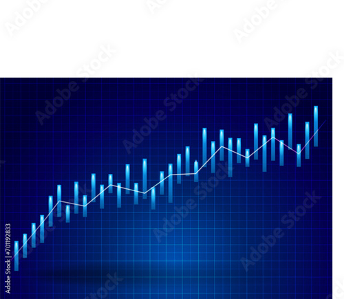 forex treading vector background