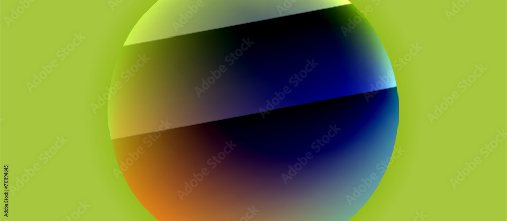 Glossy metal glowing circles geometric background. Minimal abstract composition. Vector illustration For Wallpaper, Banner, Background, Card, Book Illustration, landing page Glossy metal glowing circles geometric background. Minimal abstract composition. Vector illustration For Wallpaper, Banner, Background, Card, Book Illustration, landing page