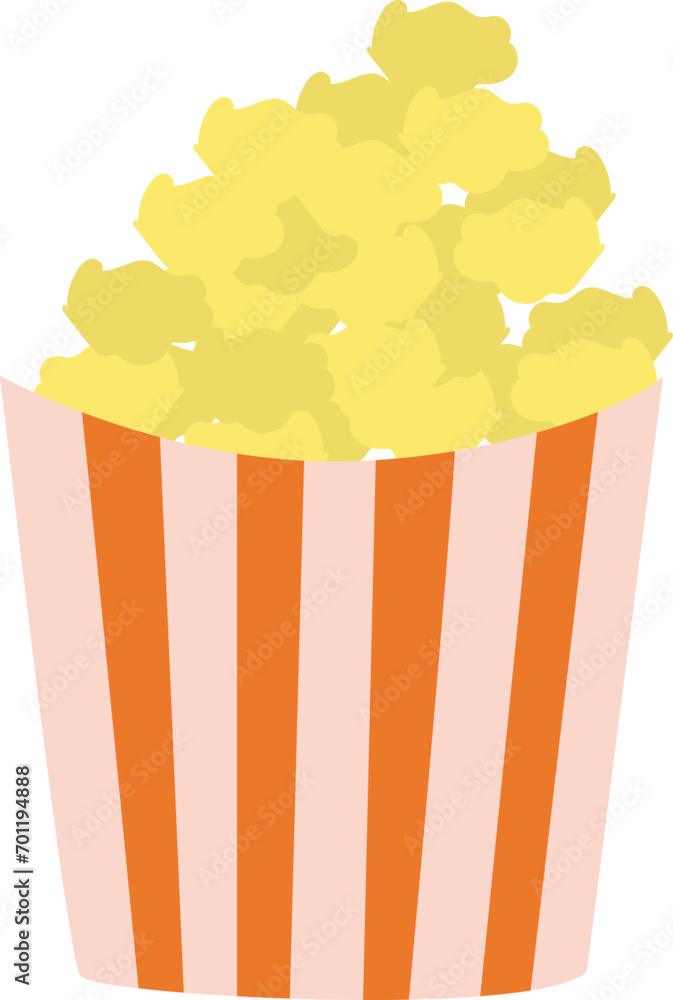 popcorn illustration 