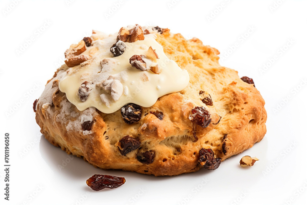 Scones on a white background. Scones on a white background.