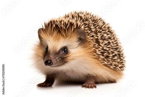 hedgehog on white background