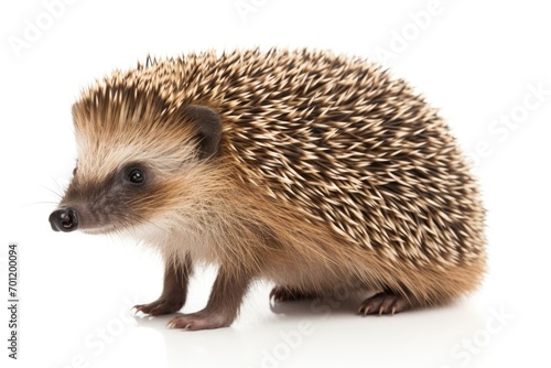 hedgehog isolated on white