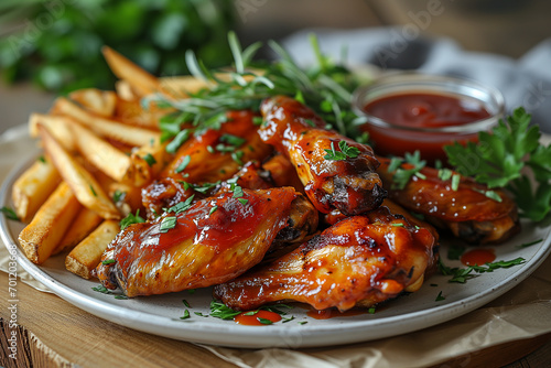 Homemade chicken wings