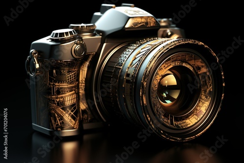 Concept shot with a limited edition high-end camera feel