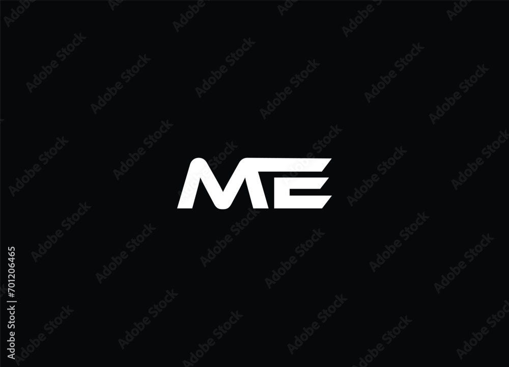 ME Logo Design And Monogram Logo ME Logo Design And Monogram Logo