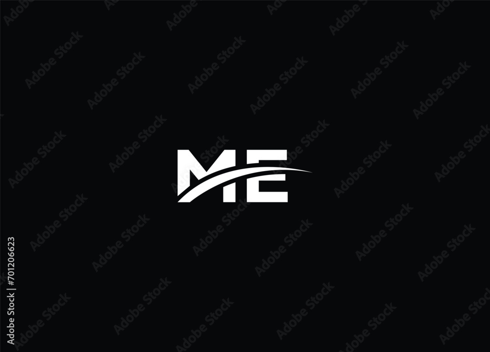 ME Logo Design And Monogram Logo ME Logo Design And Monogram Logo