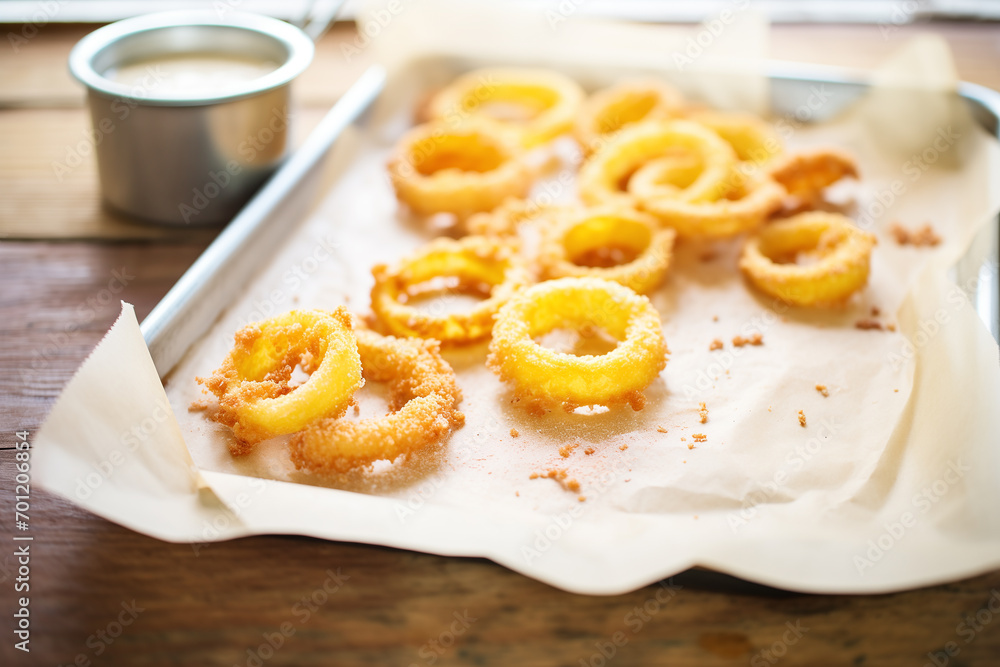 batch of onion rings batch of onion rings