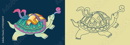 The Turtle, Vietnamese traditional decoration, Asian Art